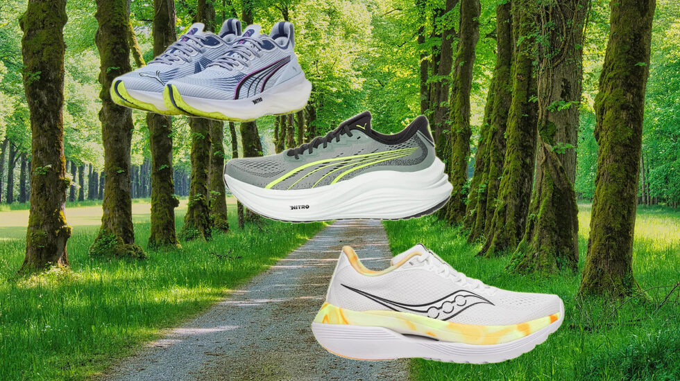 Kondis har testet trenignsskoene Puma ForeverRun Nitro 2, Puma MagMax Nitro og Saucony Endorphin Trainer. (Foto: skoprodusentene / pixabay)