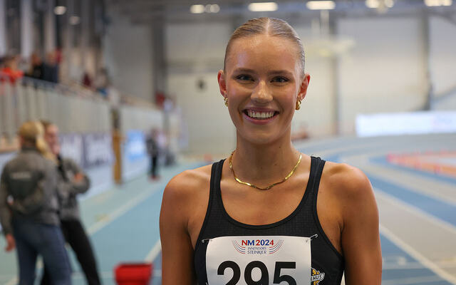 Pernille Karlsen Antonsen har starta sesongen på mest mulig vis og har absolutt grunn til å smile. (Arkivfoto: Arne Dag Myking)