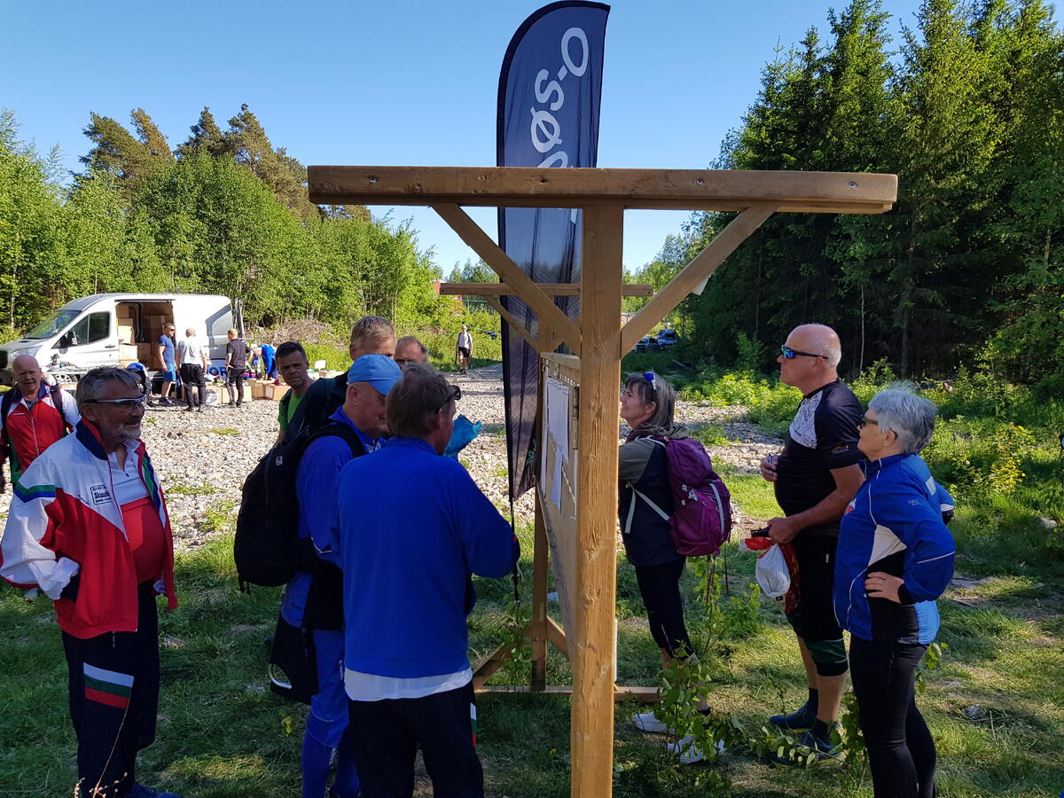 Her velger løperne starttid
