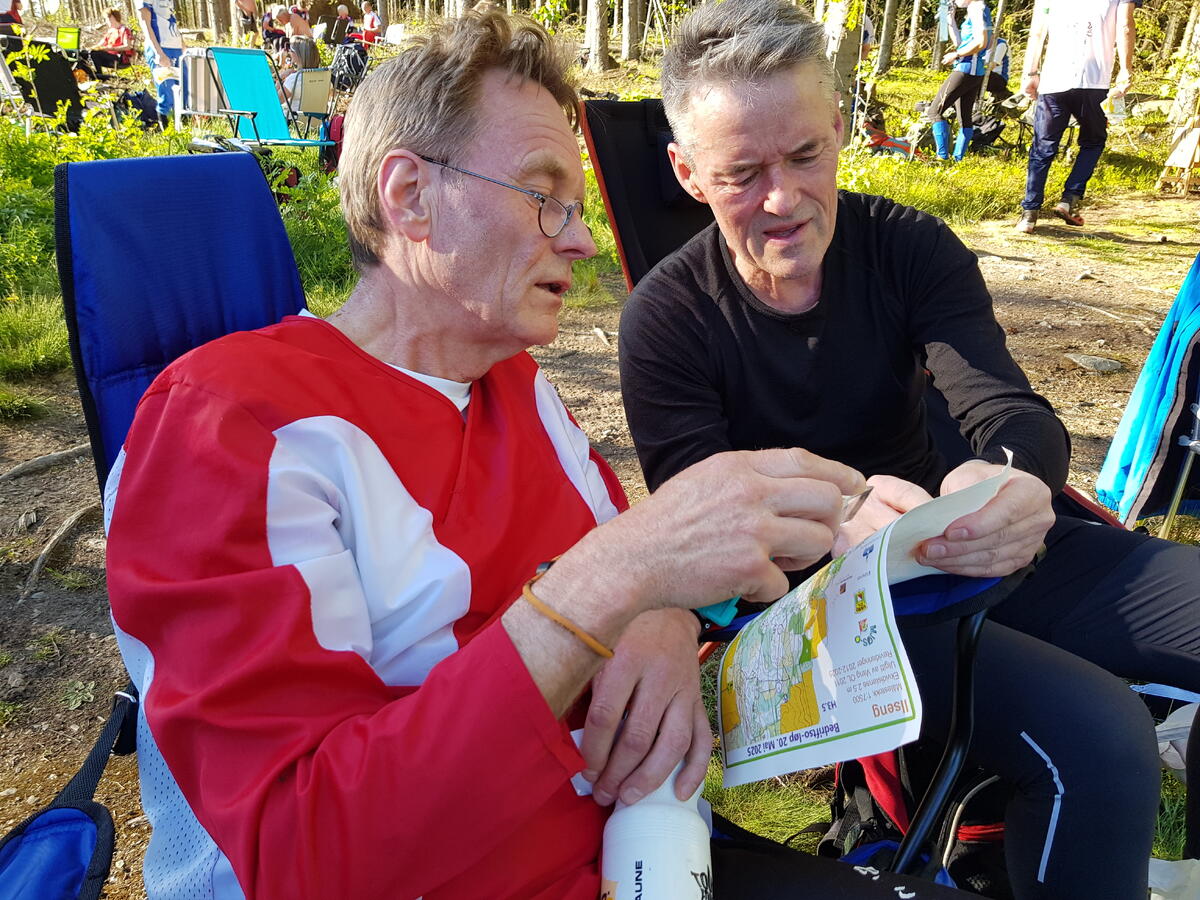 Etter løpet er det løype og veivalgsdiskusjon