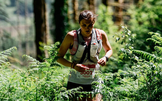 Yngvild Kaspersen fikk en god start på terrengultrasesongen med andreplass i Ultra-trail Snowdonia i Wales. (Foto: arrangøren)