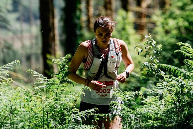 Yngvild Kaspersen fikk en god start på terrengultrasesongen med andreplass i Ultra-trail Snowdonia i Wales. (Foto: arrangøren)