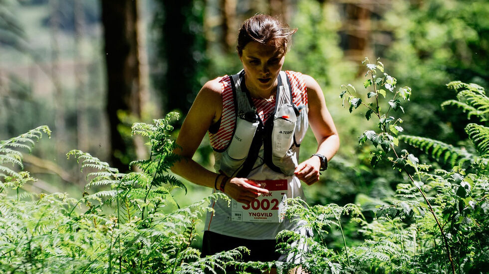 Yngvild Kaspersen fikk en god start på terrengultrasesongen med andreplass i Ultra-trail Snowdonia i Wales. (Foto: arrangøren)