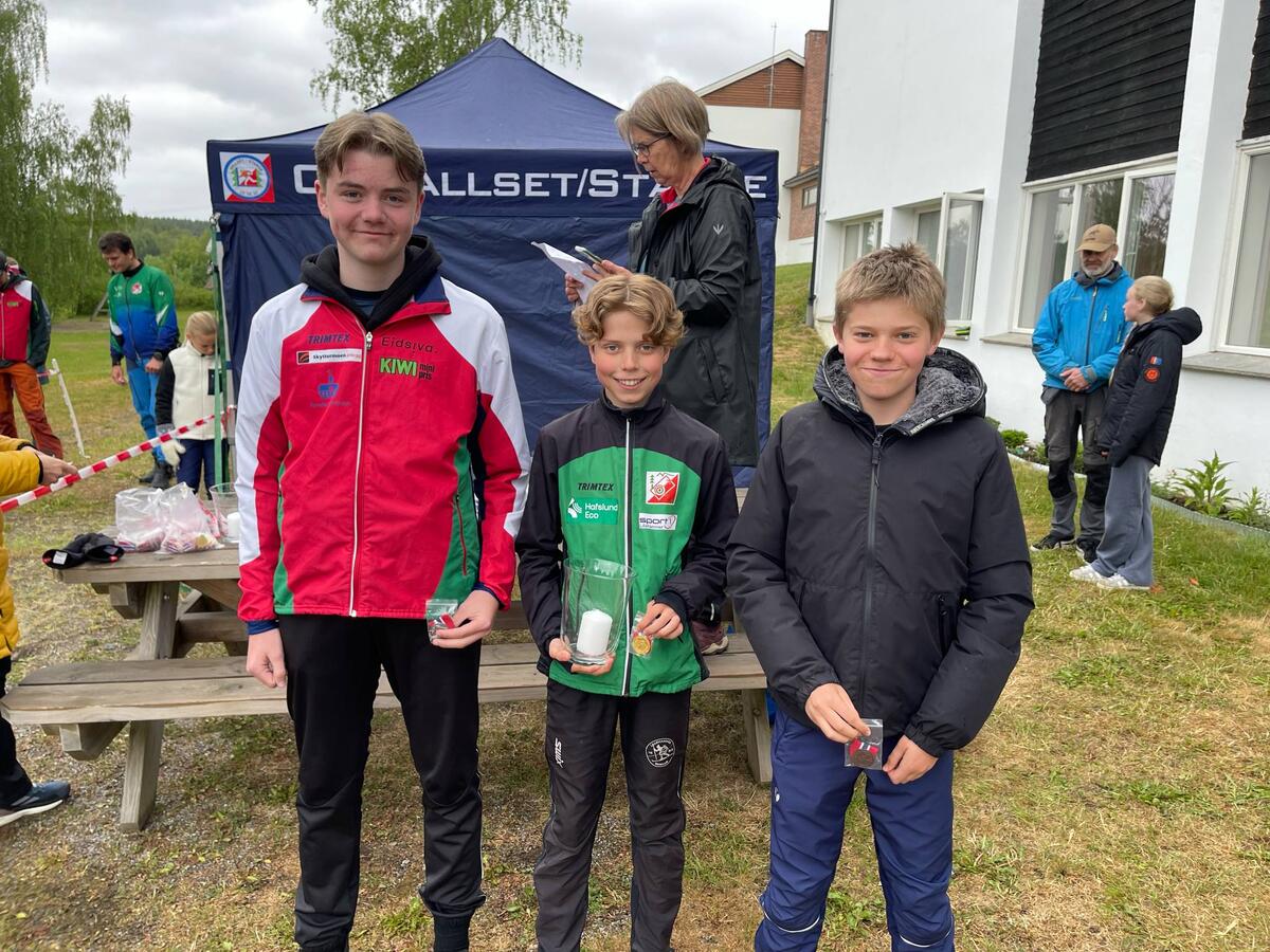 H13-14 1 Martin Lien Støen 2 Kristian Urset 3 Aksel Bolstad Carlson