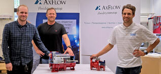 Jarle, Ådne og Bjørn-åge. Foto: AxFlow