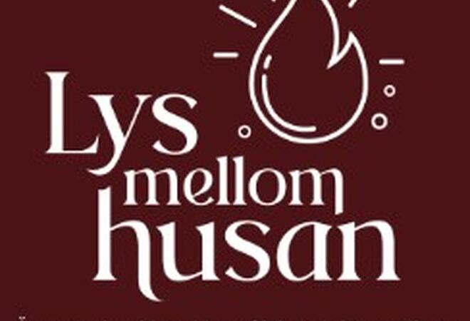Lys mellom husan logo
