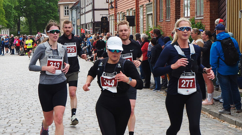 Totalt var det nesten 2000 deltakere i årets utgave av Glommaløpet. Dette er ny rekord. (Foto: Mariann Sundby)
