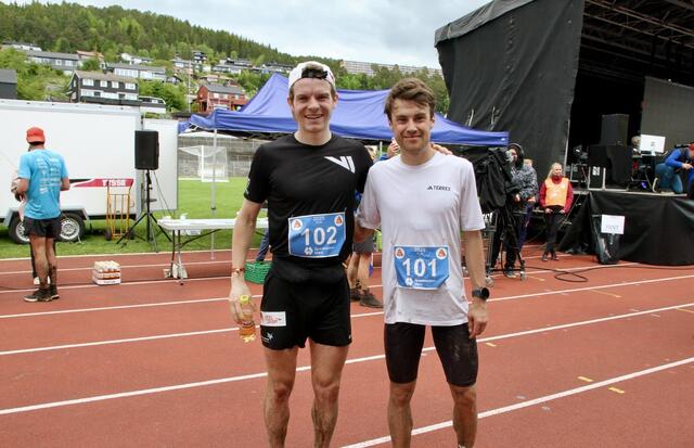De to beste herreløperne i Molde 7 topper, Jonas Hesthaug og Petter Engdahl. Foto: Helge Fuglseth