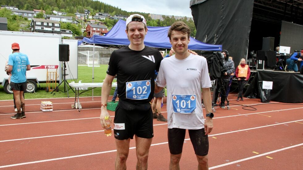 De to beste herreløperne i Molde 7 topper, Jonas Hesthaug og Petter Engdahl. Foto: Helge Fuglseth
