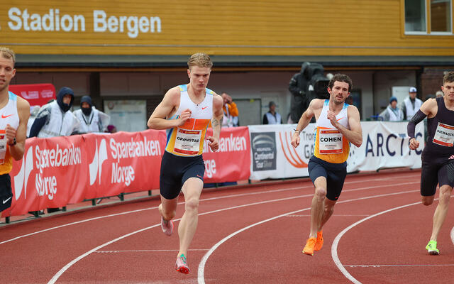 Tobias Grønstad kom greit ut, men mente at han løp sitt dårligste løp noensinne. (Alle foto: Arne Dag Myking)