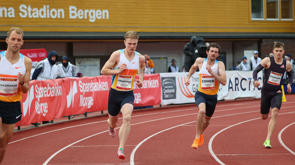 Tobias Grønstad kom greit ut, men mente at han løp sitt dårligste løp noensinne. (Alle foto: Arne Dag Myking)