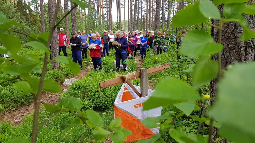 Startklare løpere.