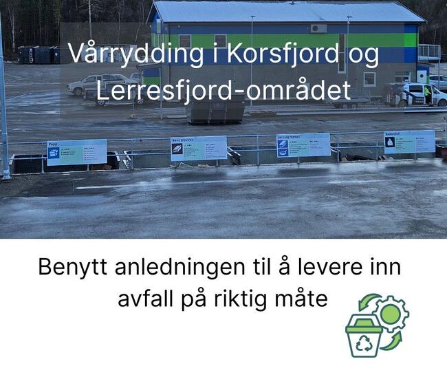 plakat om vårrydding i distriktene