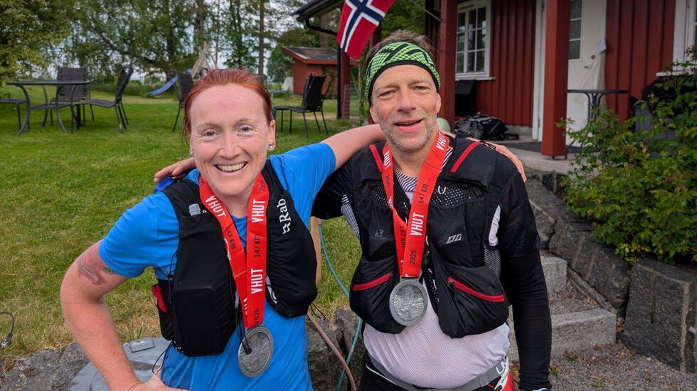 Mari Brøndbo Dahl og Harald Bjerke løp langløypa på 147 km sammen og vant  hhv. dame- og herreklassen. Førstnevnte på suveren ny løyperekord. (Alle foto: arrangøren)