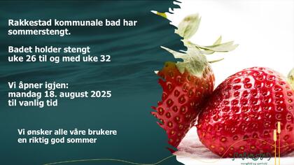 Rakkestad kommunale bad - sommer 2025