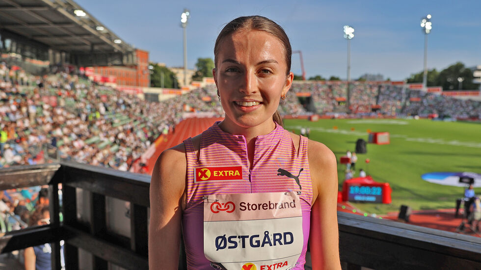 Ingeborg Østgård var godt fornøyd med dagens løp og seier. (Foto: Tom-Arild Hansen)