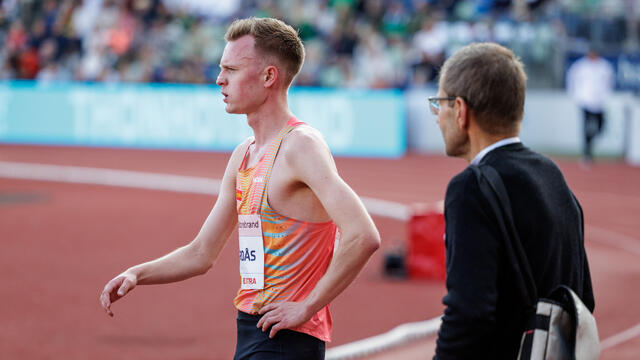 Selv om Narve Gilje Nordås viste framgang, så var han langt fra pallen på drømmemila under Bislett Games. (Foto: Sylvain Cavatz)