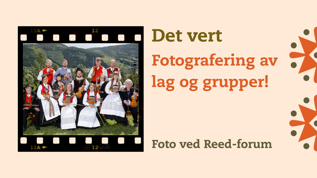 Fotografering ved Reed forum