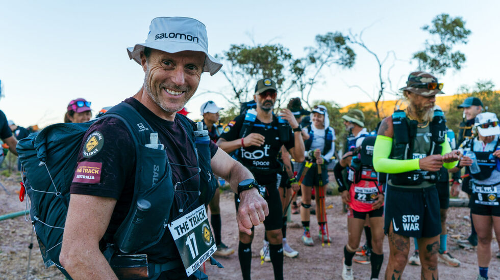 Frode Lein før start på en av de ni etappene i The Track. (foto Canal Adventure)