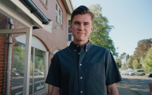 Jakob Ingebrigtsen på vei til behandling. (Foto: Skjermdump fra Youtube)
