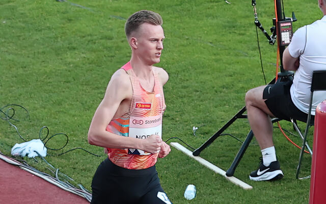 Narve Gilje Nordås forbedret årsbeste og ble nummer 6 i Stockholm. Her fra Bislett Games. (Foto: Tom-Arild Hansen)