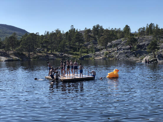Brygge på Gakorivannet