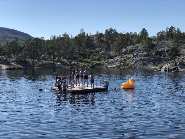 Brygge på Gakorivannet