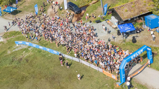 820 løpere deltok i første utgave av HOKA Norefjell Trail. (Foto: Léo Roussel)