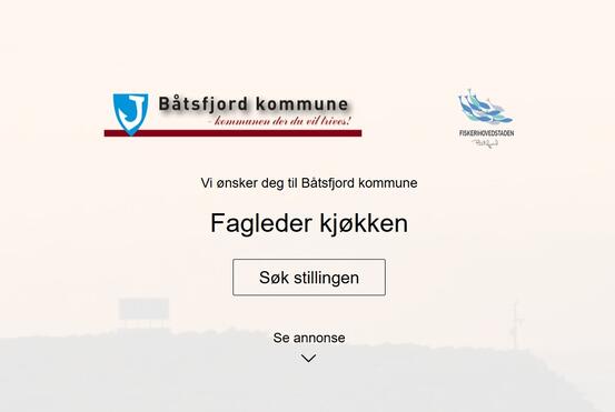 Stilling ledig kjøkken