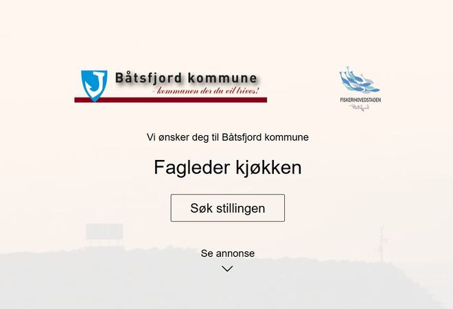 Stilling ledig kjøkken
