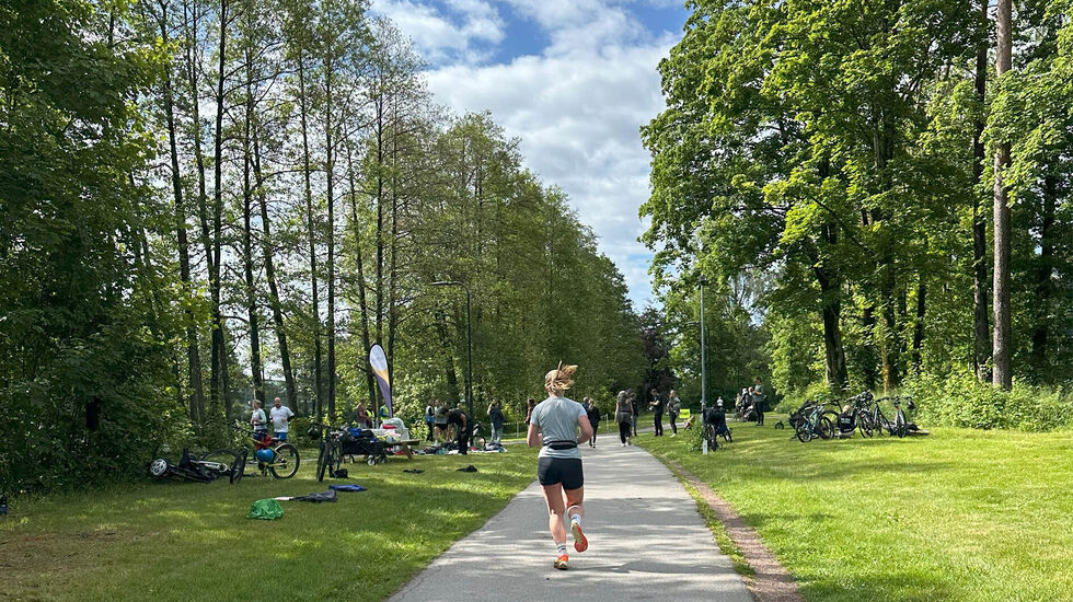 Løpetur i Tønsberg: Er det noe bedre enn å dra på oppdagelsesferd til nye steder? (Foto: Cristina Pulido Ulvang)