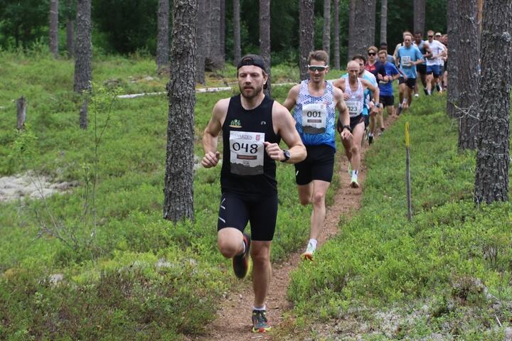 Tom Erik Karlsen i føringen da han vant Risberget Rundt i fjor sommer.