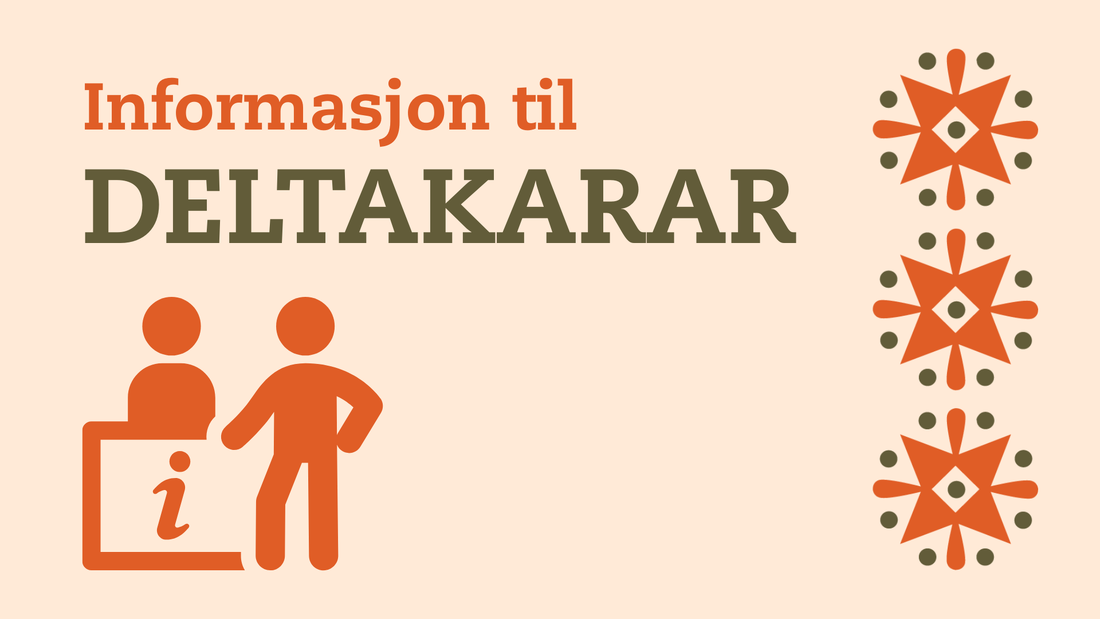 informasjon til deltakarar