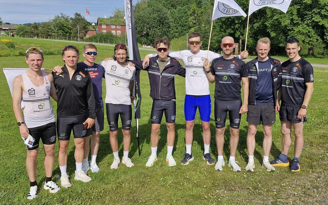 Etter første dag er det Svorkmo/NOI som leder St. Olavsloppet. (Foto: arrangøren)