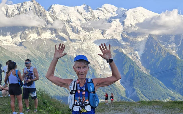 Anna Margrethe Tråve kunne juble for en soleklar seier i Km Vertical i Chamonix. (Foto: Åge Årdal)