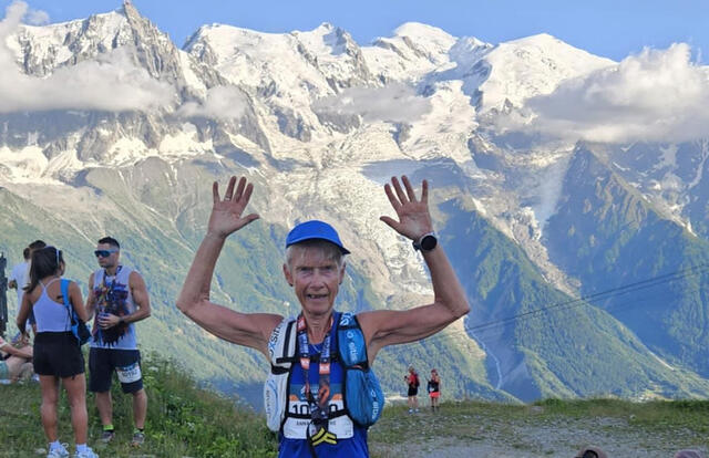 Anna Margrethe Tråve kunne juble for en soleklar seier i Km Vertical i Chamonix. (Foto: Åge Årdal)