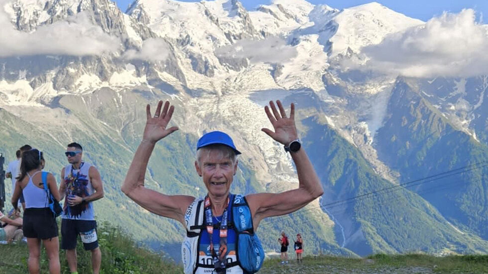 Anna Margrethe Tråve kunne juble for en soleklar seier i Km Vertical i Chamonix. (Foto: Åge Årdal)