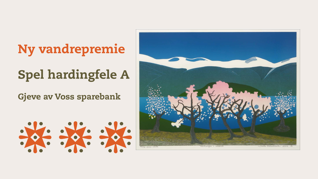 Ny vandrepremie spel hardingfele A
