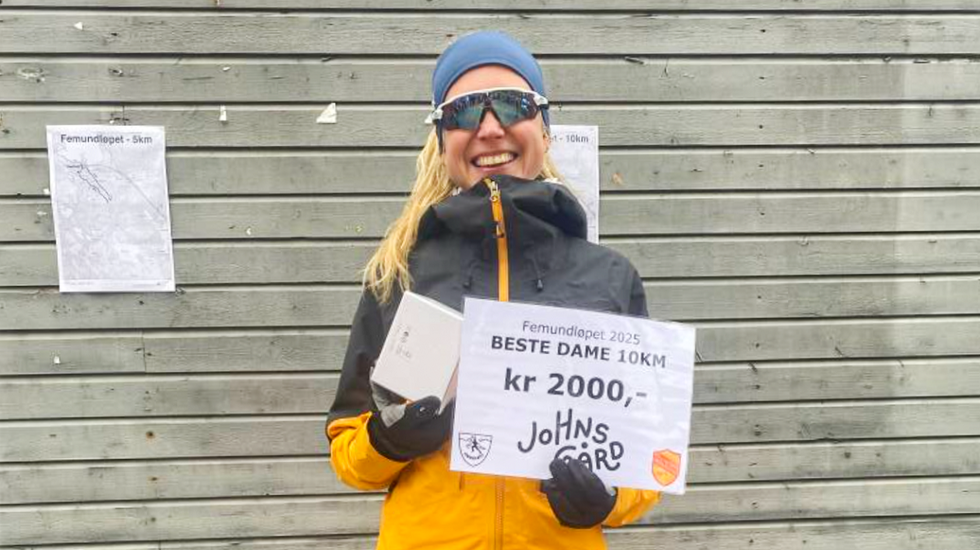 Sonja Emilie Moen fikk sin andre seiersbonus i Femundløpet og manglet kun to sekunder på å ta rekordbonusen også. (Foto: arrangøren)