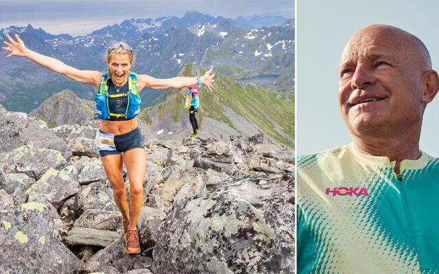 Therese Joahug og Nicolas Mermoud stiller begge i Lofoten Skyrace. (Foto: Lofoten Skyrace/HOKA)