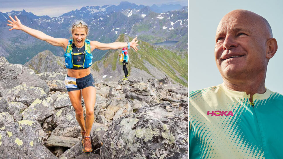 Therese Joahug og Nicolas Mermoud stiller begge i Lofoten Skyrace. (Foto: Lofoten Skyrace/HOKA)