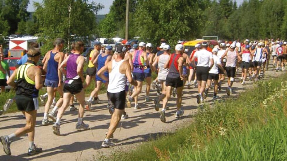Fra starten på starten for Unionsmarathon tilbake i 2005. (Foto: arrangøren)