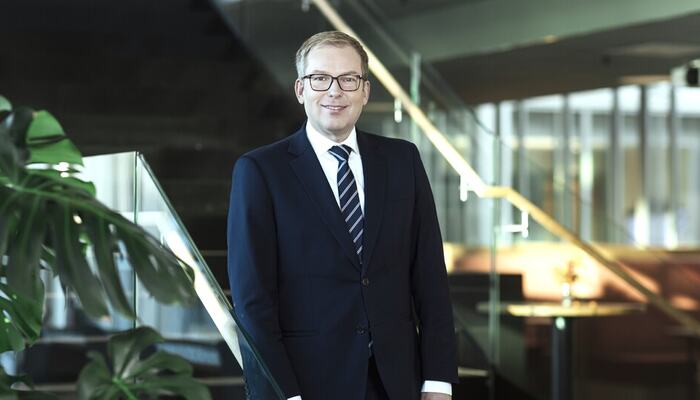 – Som leder er det ingen som passer på deg. Du må ta det ansvaret selv, sier Håkon Haugli, administrerende direktør i Innovasjon Norge. (Foto: Astrid Waller)