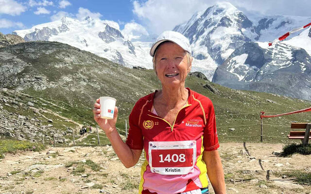 I sitt sjuende forsøk vant Kristin Isachsen klassen i Zermatt Ultra. (Foto: Vidar Ellefsen)