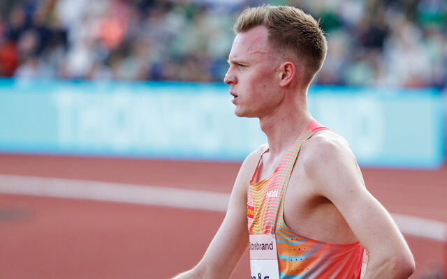 Narve Gilje Nordås på 7. plass da Koech vant. Her fra Bislett Games i år. (Foto: Sylvain Cavatz)