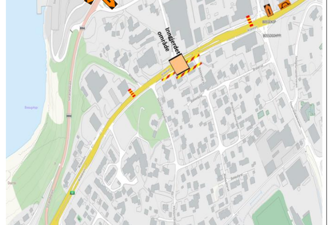 E6 stengt ved kryss Skiferveien