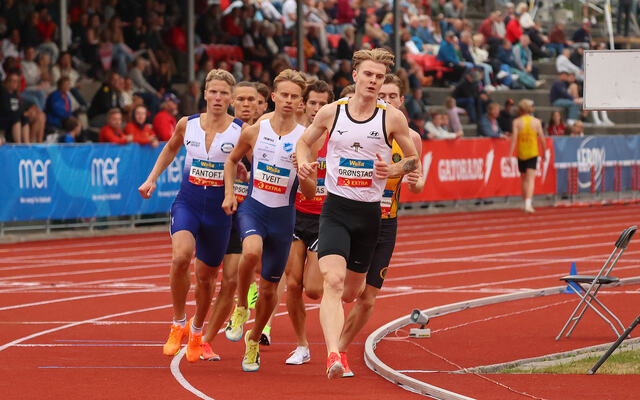 Etter første runde tok Tobias Grønstad over initiativet i feltet, og ga det aldri fra seg. (Alle foto: Arne Dag Myking)