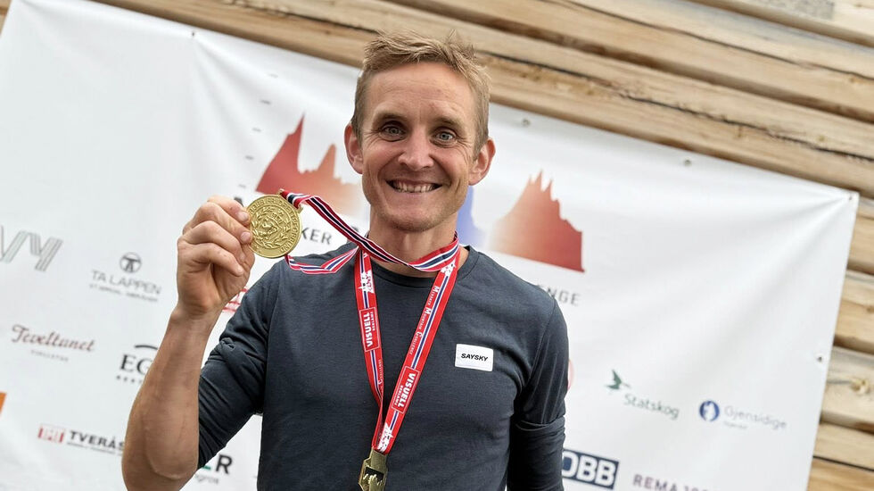 Anders Kjærvik tok gull i årets norgesmesterskap i terrengultra. (Alle foto: arrangøren)