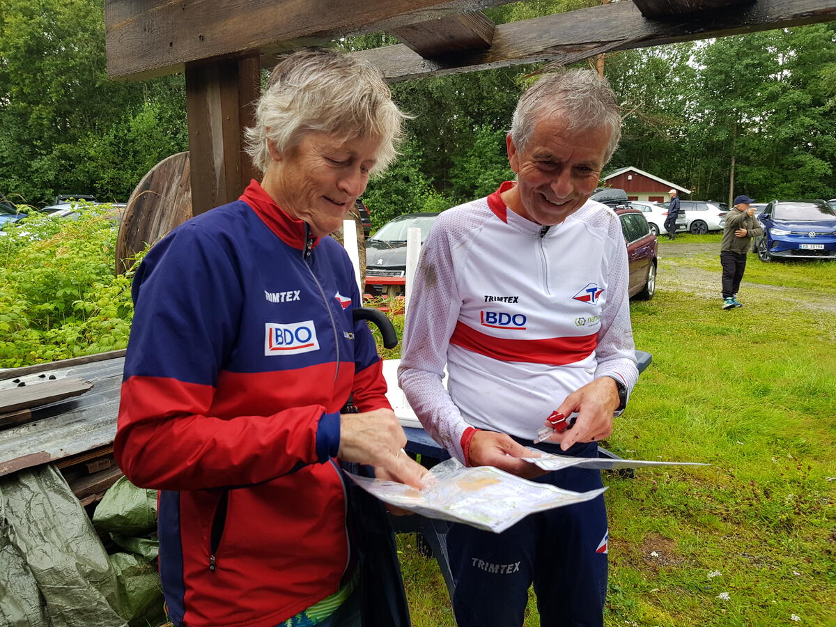 Berit Danielsen og Per Kristian Ekeberg stiller opp på mange løp
