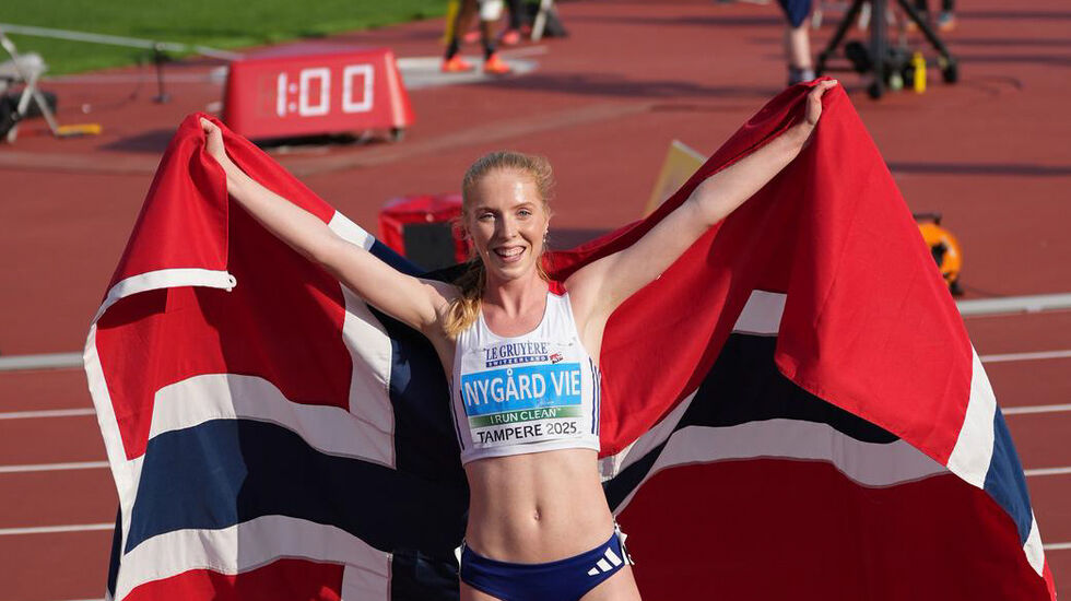 Andrea Nygård Vie kan nå kalle seg europamester! (Foto: Einar Børve)
